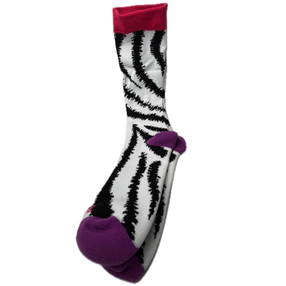 NWOT | Clove Compression Socks Neon Zebra | Sz M